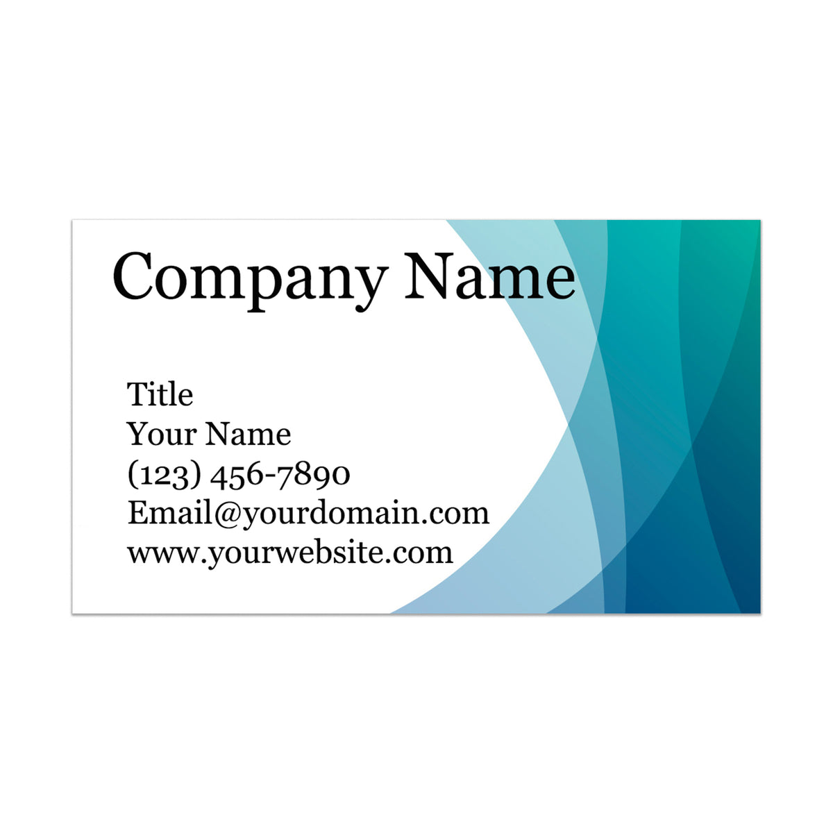 Premium Customizable Business Card 3.5&quot; x 2&quot; Cards