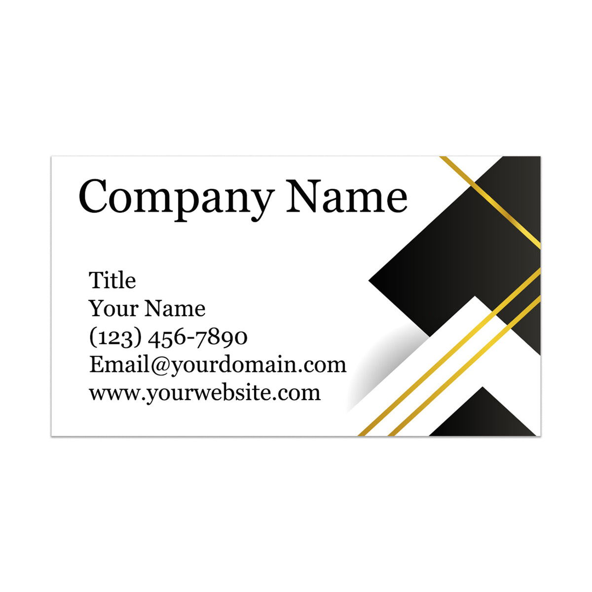 Premium Customizable Business Card 3.5&quot; x 2&quot; Cards