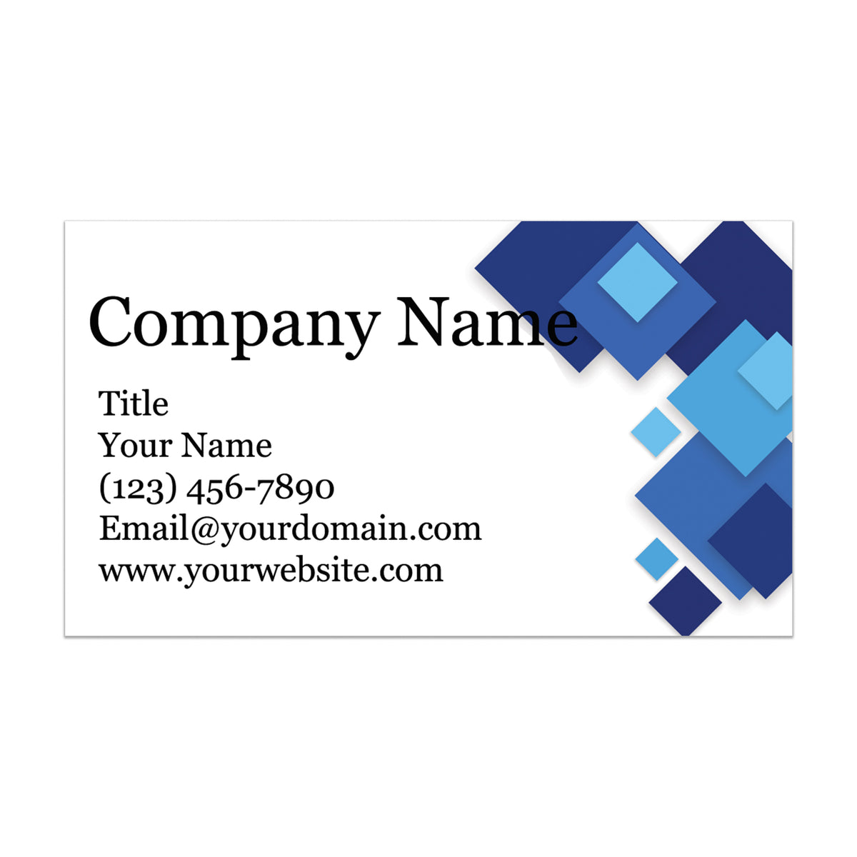 Premium Customizable Business Card 3.5&quot; x 2&quot; Cards