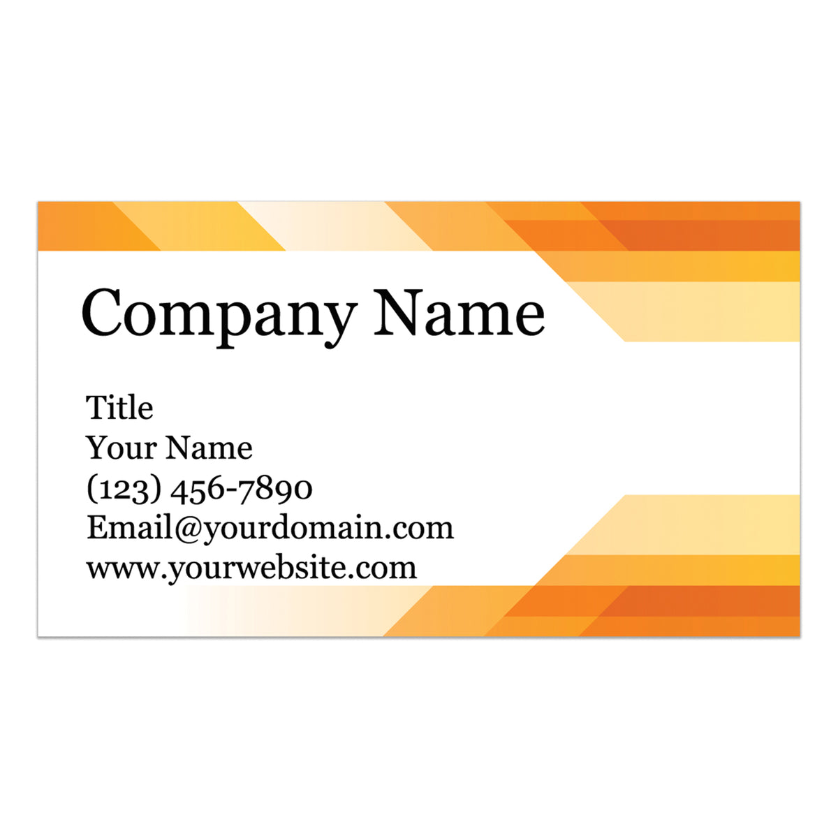 Premium Customizable Business Card 3.5&quot; x 2&quot; Cards