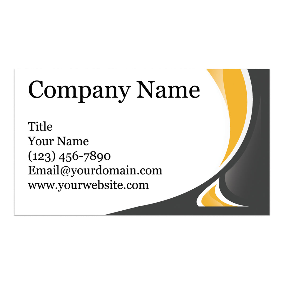 Premium Customizable Business Card 3.5&quot; x 2&quot; Cards