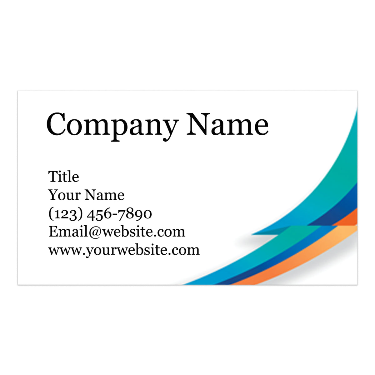 Premium Customizable Business Card 3.5&quot; x 2&quot; Cards