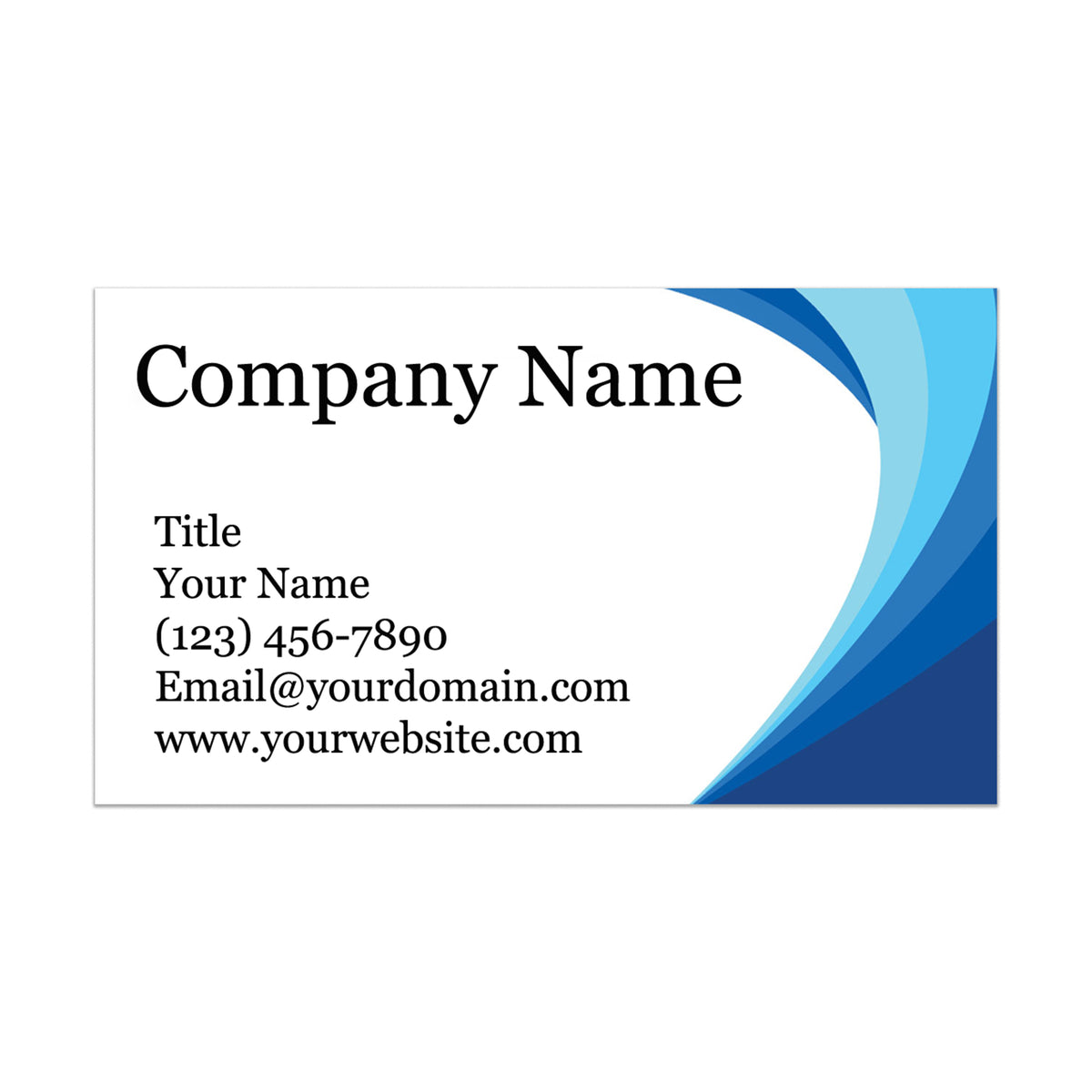 Premium Customizable Business Card 3.5&quot; x 2&quot; Cards